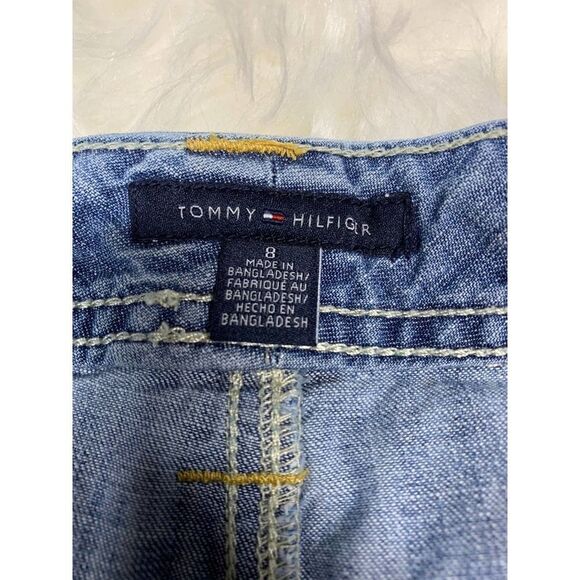 Tommy Hilfiger Women's blue jean shorts - Picture 3 of 6